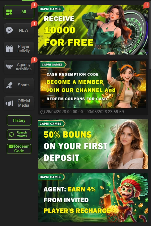 capri gamewin