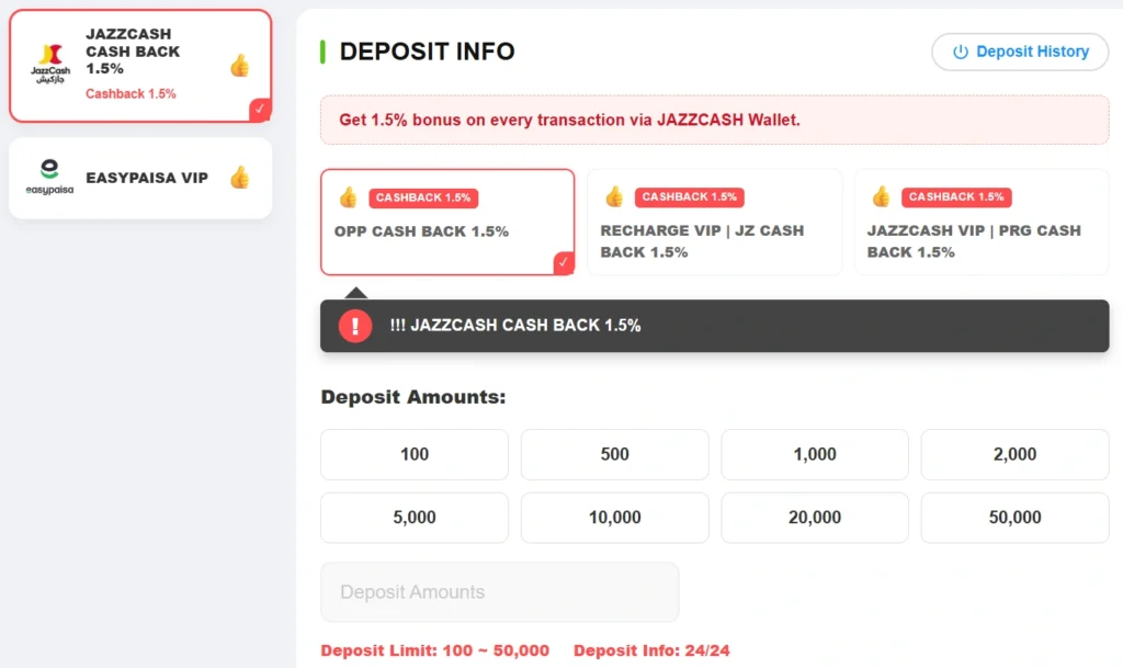 ec99 deposit