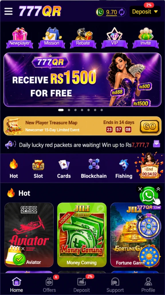 777QR Game APK last earning app for pakistan