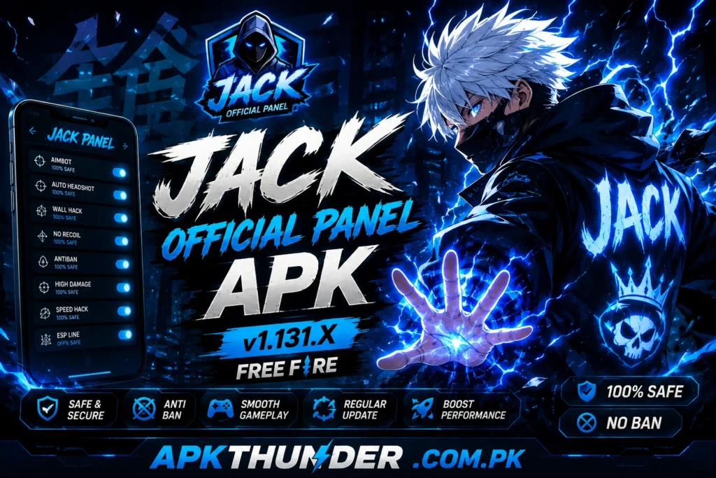 Download (Latest Jack Official Panel APK v1.131.1) For (FREE Fire.