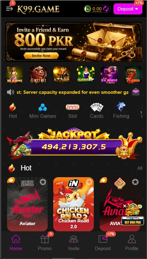 download K99 Apk for rewards bonuses and daily jakpots.
